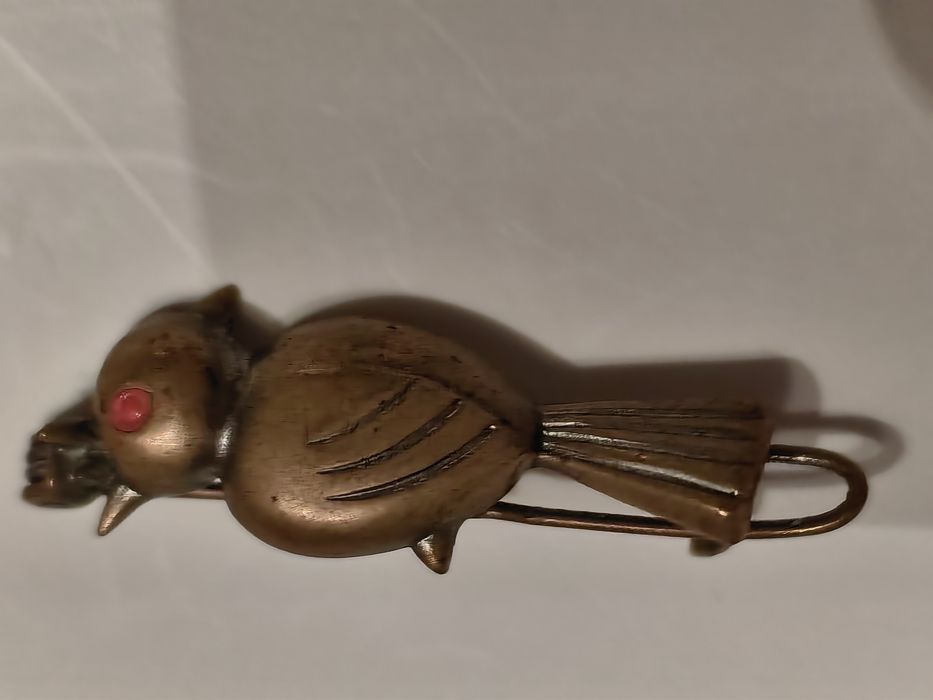 Заколка СССР, винтаж, птичка