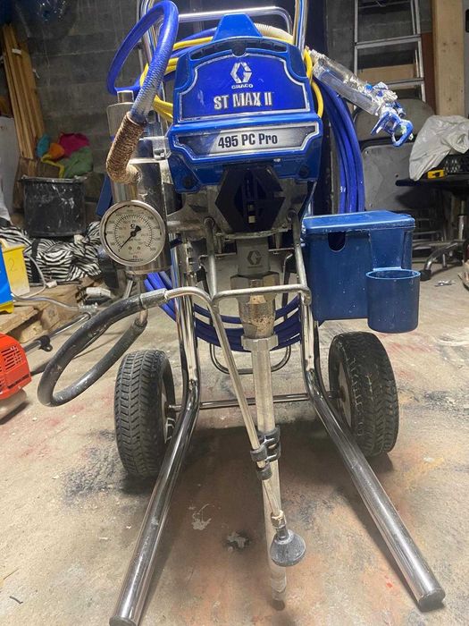 Vand pompa de vopsit Graco folosita pe santiere in Anglia