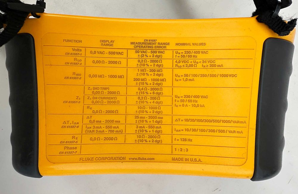 Fluke 1653B - Измервателен мултифункционален тестер електрическа систе