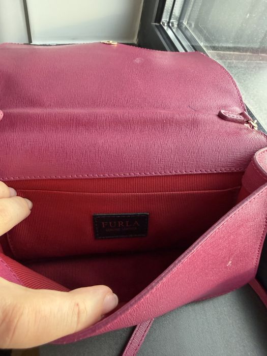 Чанта,Furla,цвят фуксия