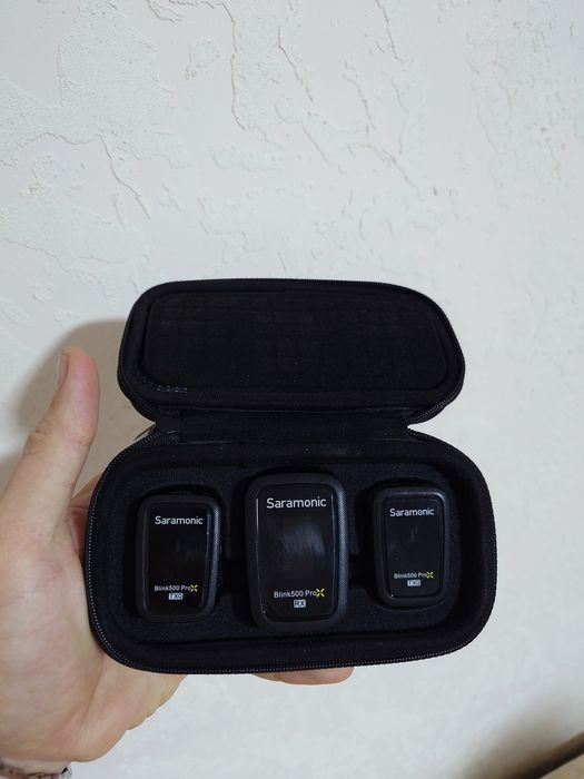 Двухканальная беспроводная микрофонная система Saramonic Blink500 ProX