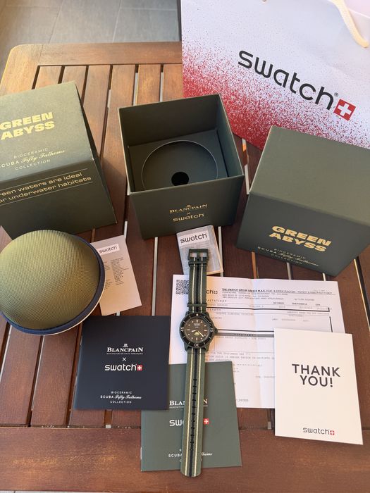 Blancpain x Swatch Scuba Fifty Fathoms "Green Abyss"