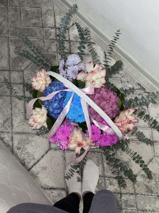 Цветы свежий микс цветы