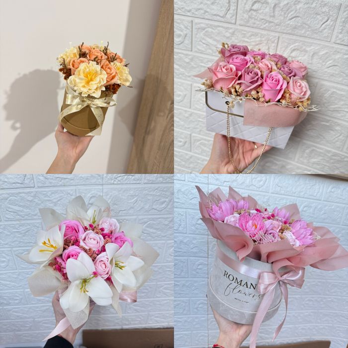 Букет от сапунени рози / сапунени рози