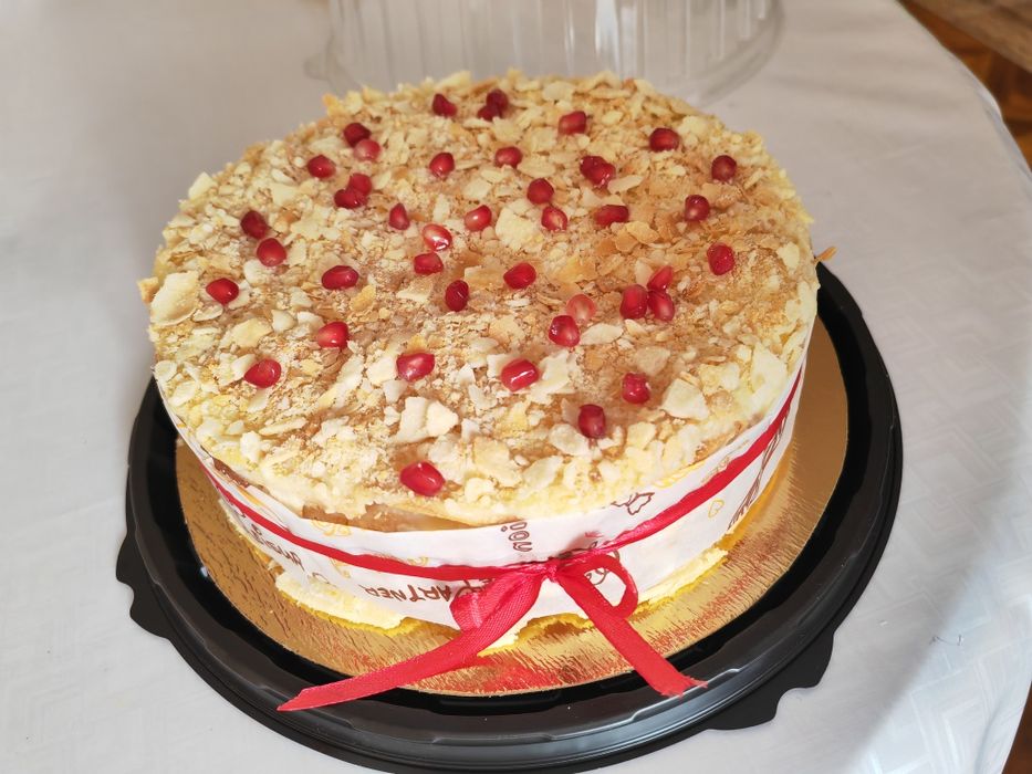 Торт "Наполеон" домашняя выпечка