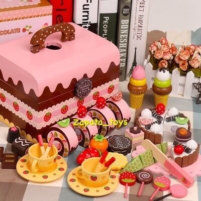 Деревянный торт набор