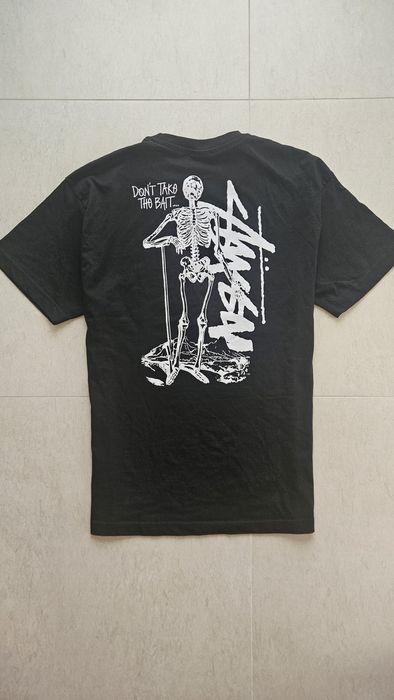 Tricou Stussy Negru Skeleton