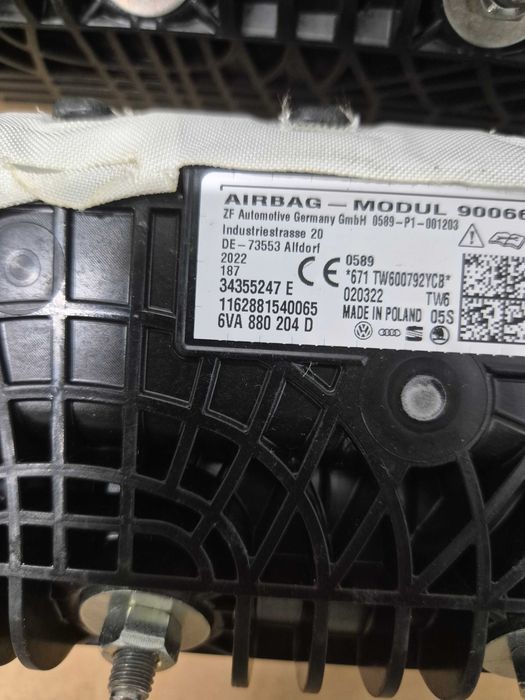 Airbag pasager Skoda Kodiaq Fabia 4 VW TAIGO Polo Cod 6VA880204D