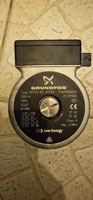 Pompa recirculare Grundfos UPS15-60 A0/BX