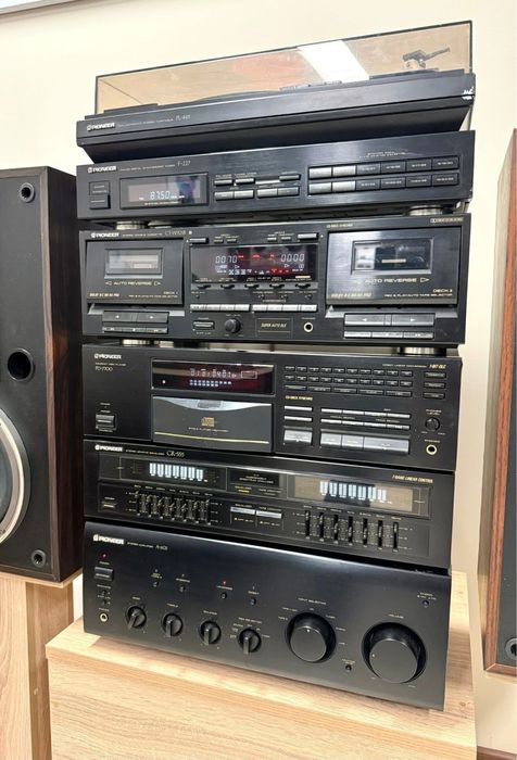 Ретро аудио система сет PIONEER с колони