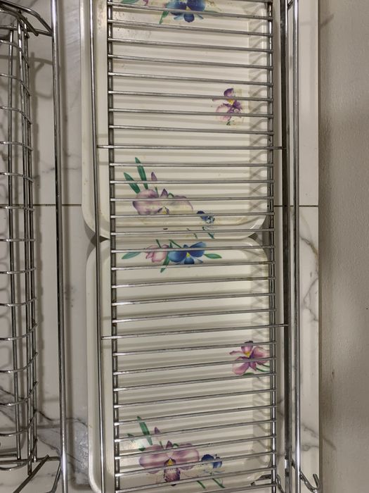 Сушилки для посуды хромированные