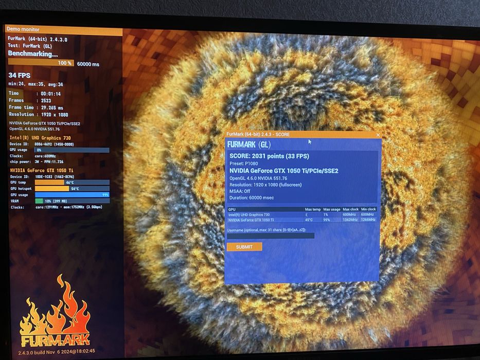 Видеокарта 1050ti