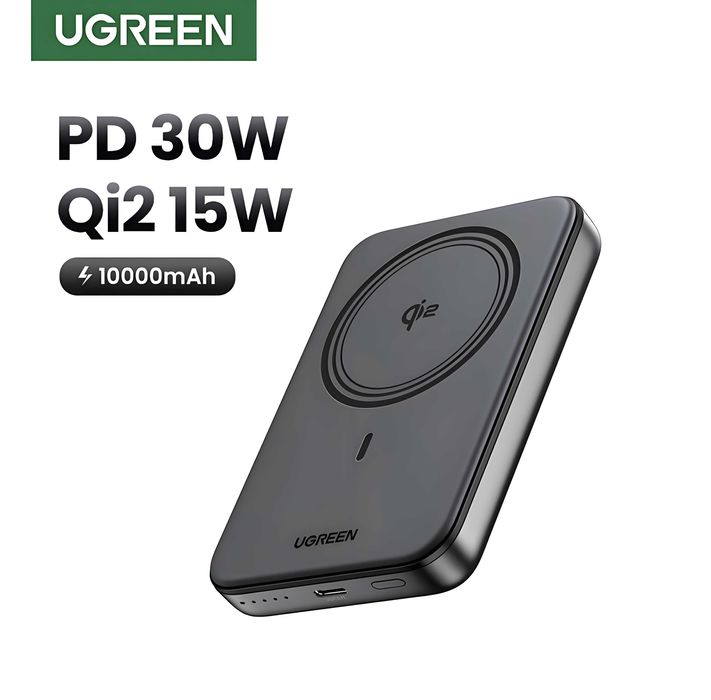 Ugreen Qi2 15W Magnetic PD30W PowerBank 10000mAh MagSafe For iPhone 17