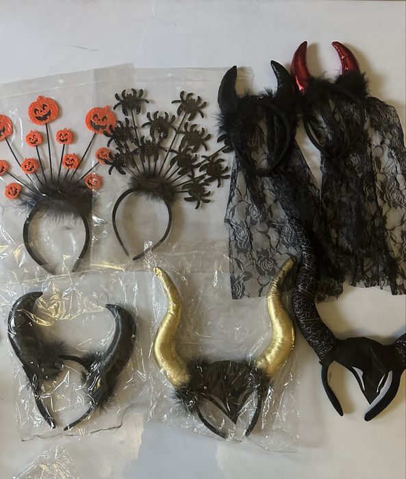 Рога Малифисенты. Ободки с рожками