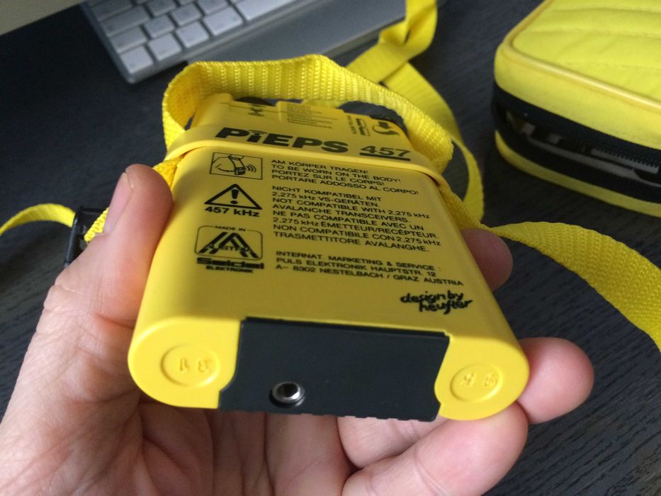 Pieps 457 defect.Echipament gasire supravietuitori avalansa.