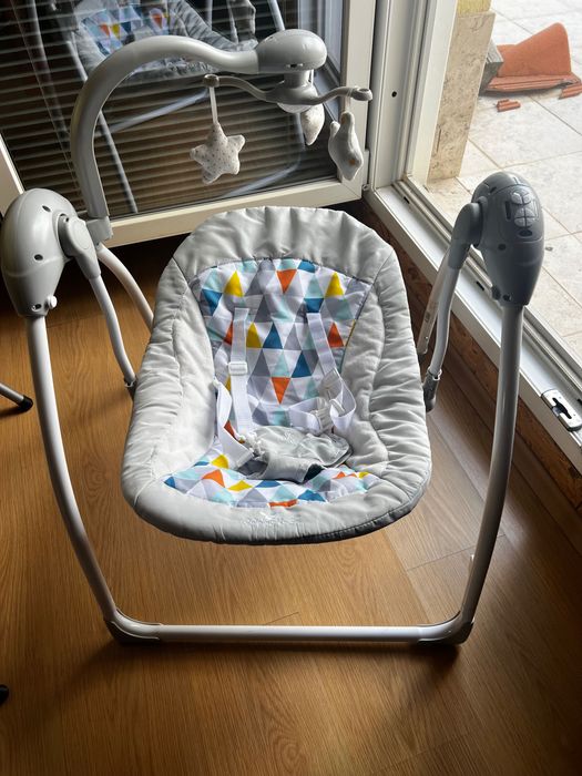 Електрическата люлка Cangaroo - сива