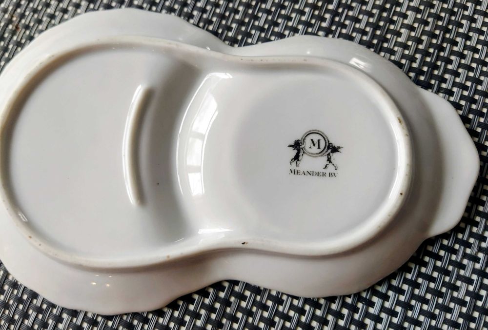 Порцеланова чаша с чинийка "Meander"