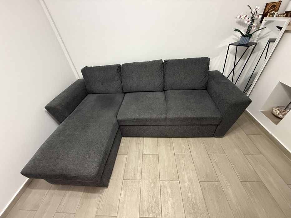 Colțar extensibil VEJLBY gri închis (JYSK)