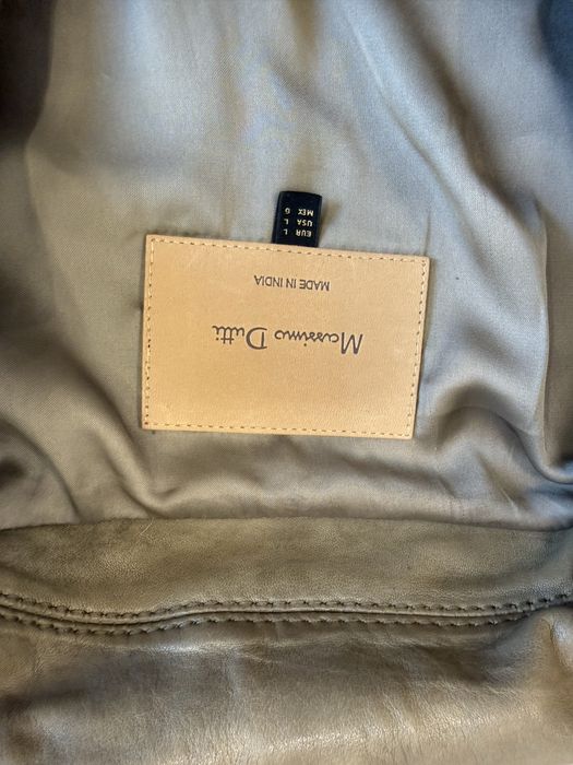 Кожанная куртка Massimo Dutti