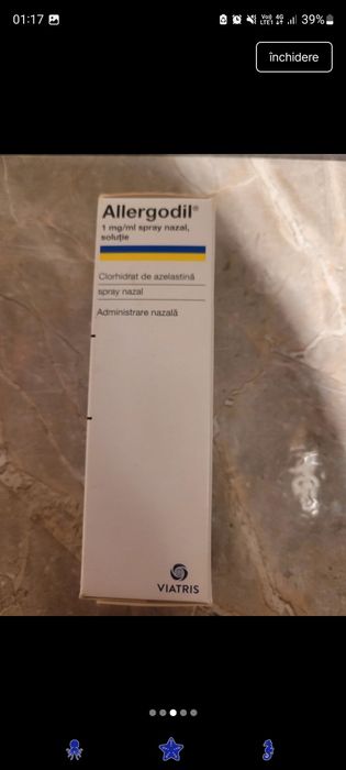 Alergodil spray nazal antihistaminic antialergic