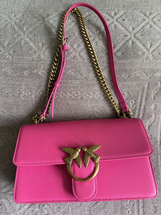 Кожена чанта Pinko