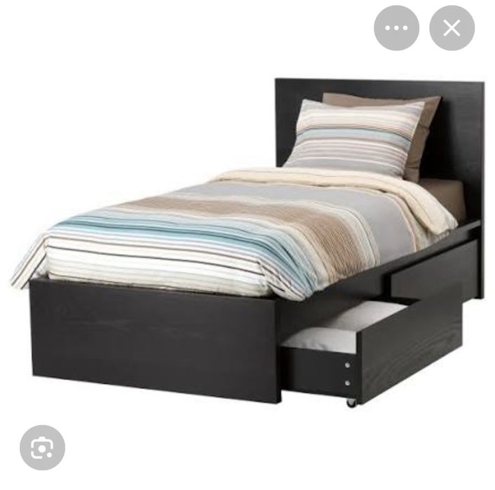 Кровать 1сп  с матрасом ИКЕА