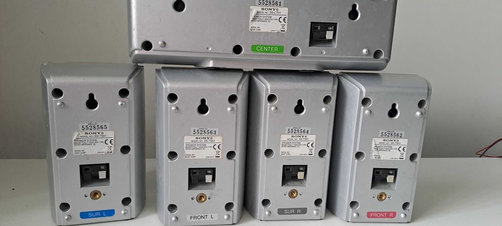 Set 5 Boxe Sony SS-TS51 si SS-CT51 Sateliti boxe surround 100W