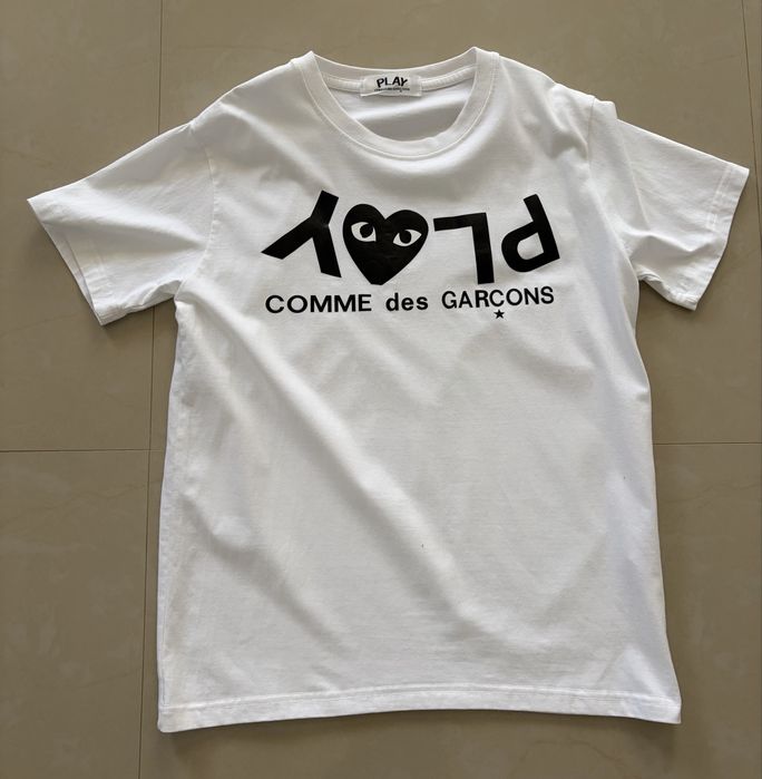 Tricou Comme des Garcons PLAY White – Inimă Neagră – Mărimea M