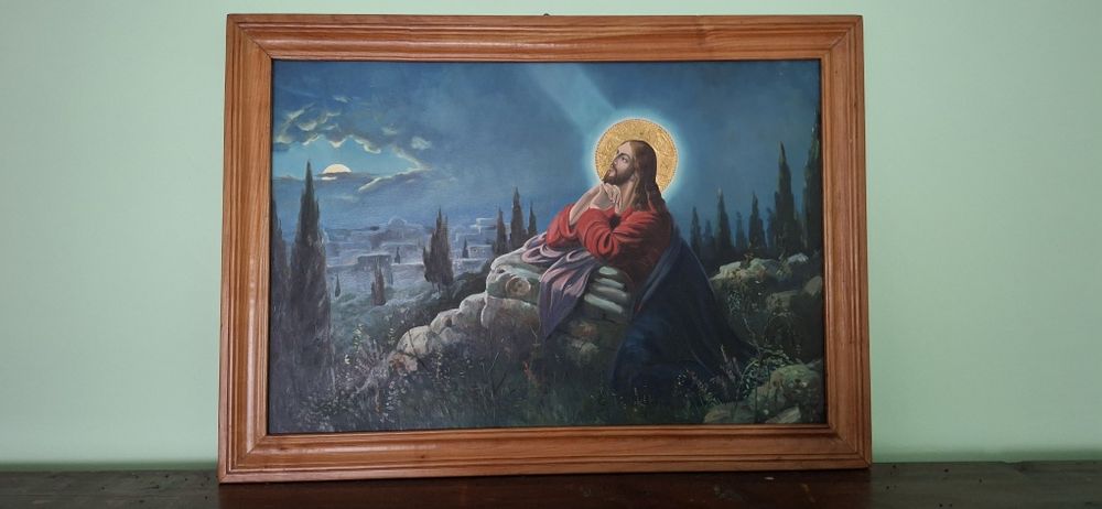 Tablou religios pictat