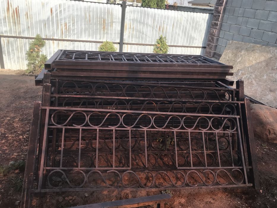 Забор Ограждение металическое