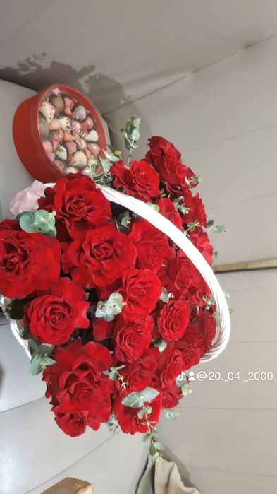 Роза  33 штук . 10000