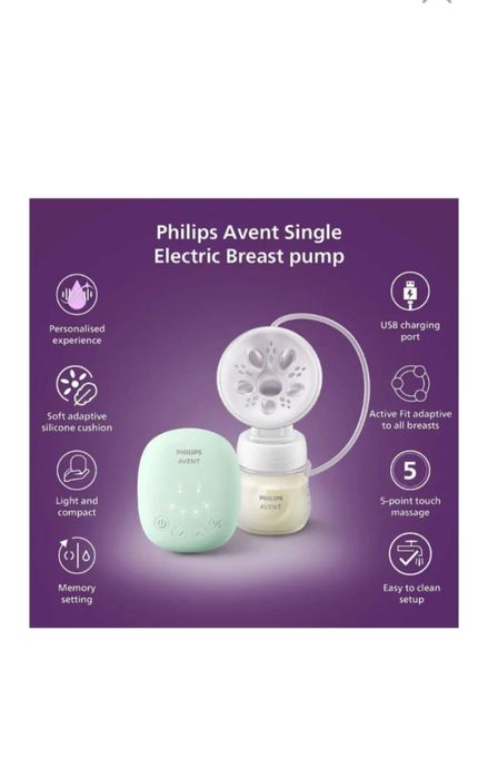 Pompa de san electrica Essential, SCF323/11, Philips Avent