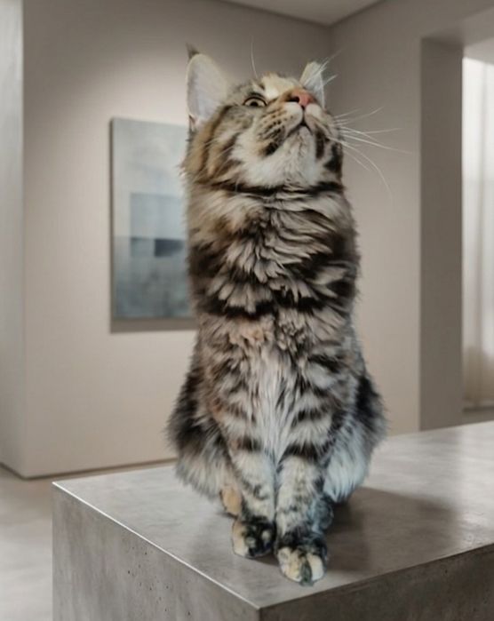 Кошечка Мейн Кун классика