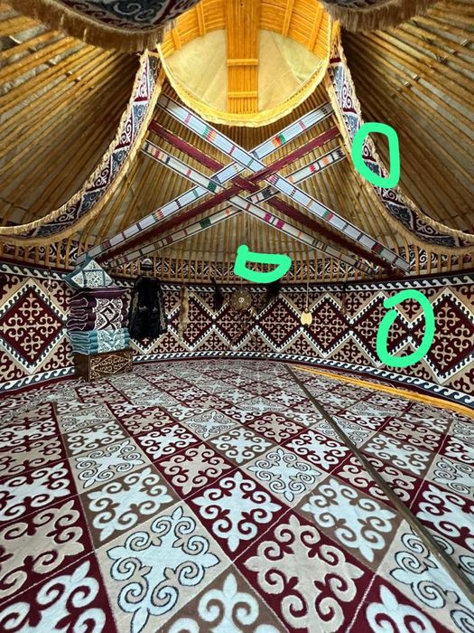 Юрта, Киіз үй заттары Кілем