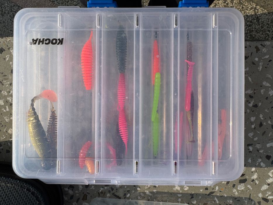 Спининг примамки класьори кутии и аксесоари, клатушки воблери блесни