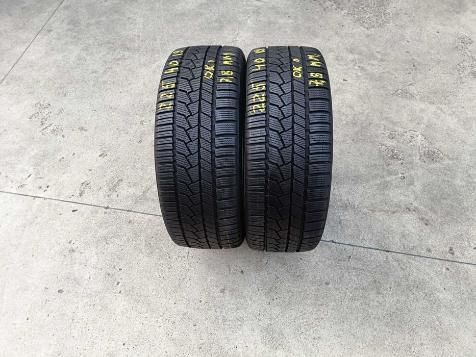 Doua anvelope iarna 225 40 19 continental wintercontact TS 860S cu 7,8 mm