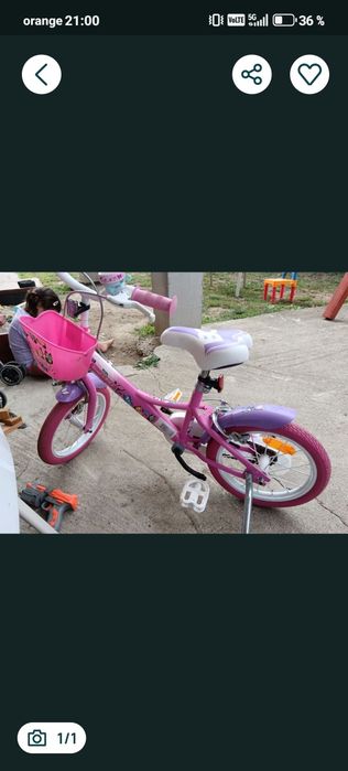 Bicicletă 56 fetiță