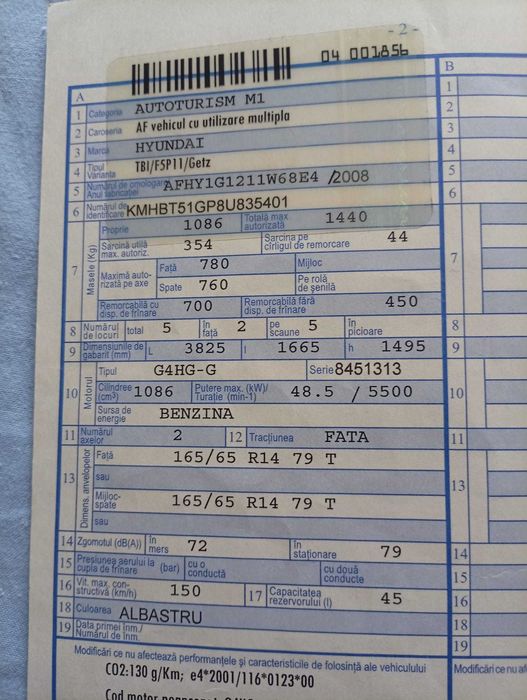 HYUNDAI Getz 0 — imagine 4