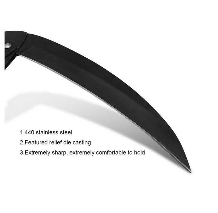 Двойно сгъваем сърп-коса  SICLE с калъф за колан