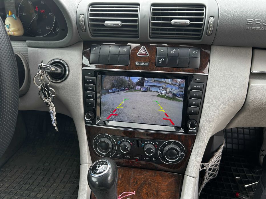 Mercedes W203 8" Мултимедия / Android 15 Мерцедес Ц C-Class Навигация