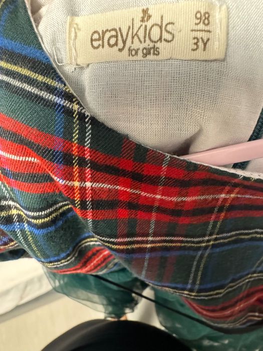 Коледна детска рокличка 98 см