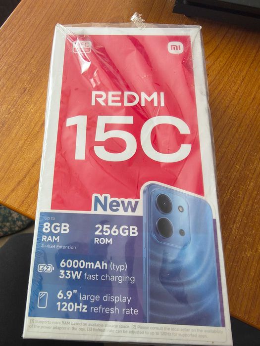 Нов Мобилен телефон REDMI 15C 256/8