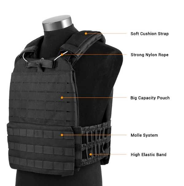 Жилетка за Кросфит, Жилетка за тренировки, MILITARY VEST