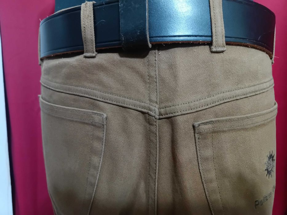 Pantaloni moto POLIZEI HESSEN ,blugi maron măsură 48 M