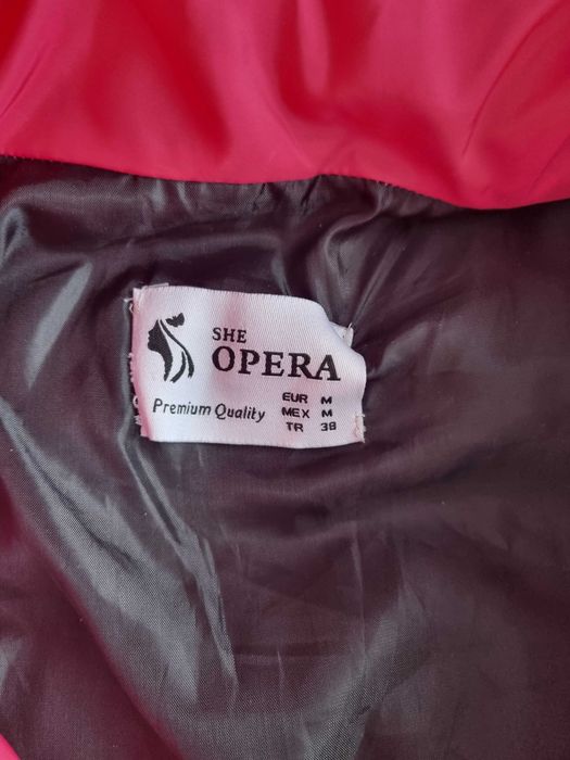 Дълък розов елек