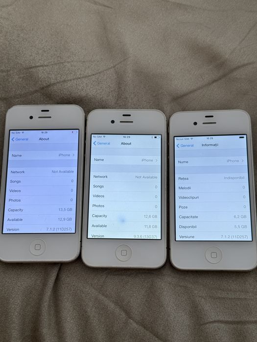 iPhone 4 si iPhone 4s Alb