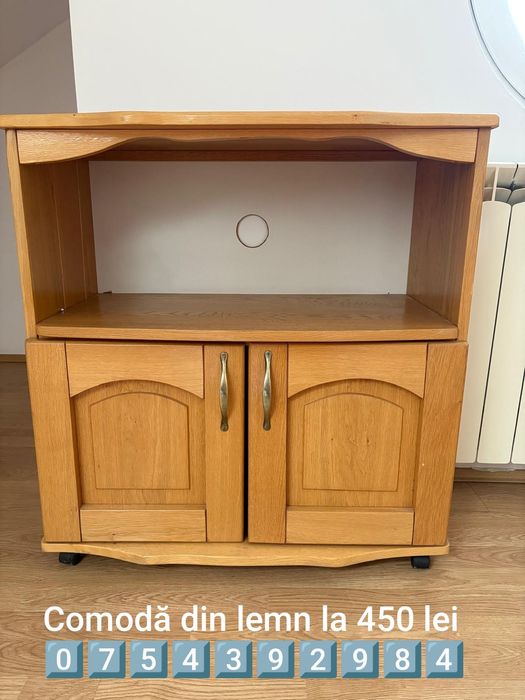 Comodă masă cu scaune noptiere măsuță