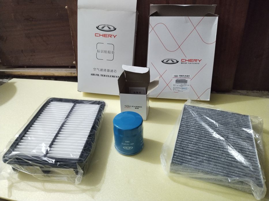 Комплект фильтров на Чери Тигго 7про