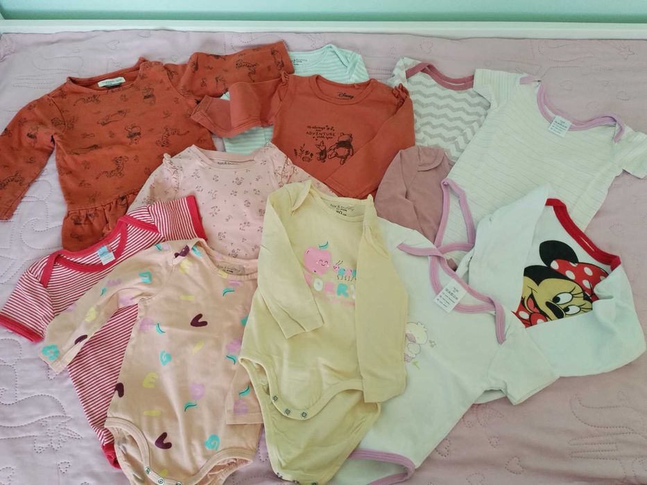 Бебешки дрехи за момиче 0-12 месеца