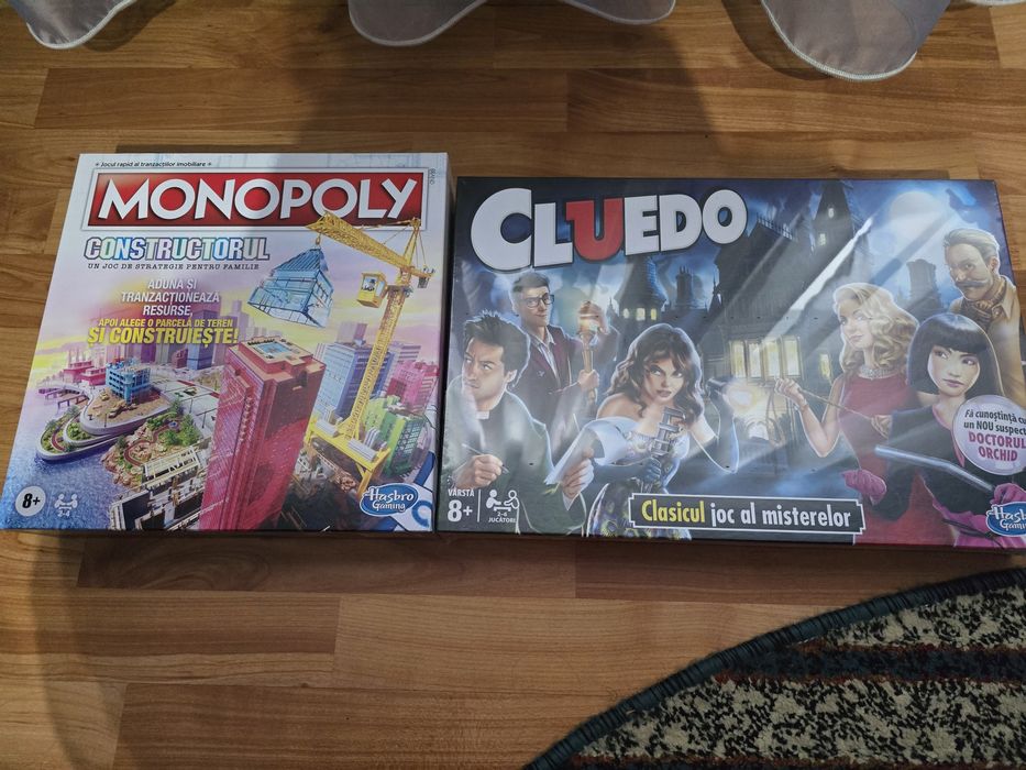 Cluedo, Monopoly constructorul, nou, sigilat